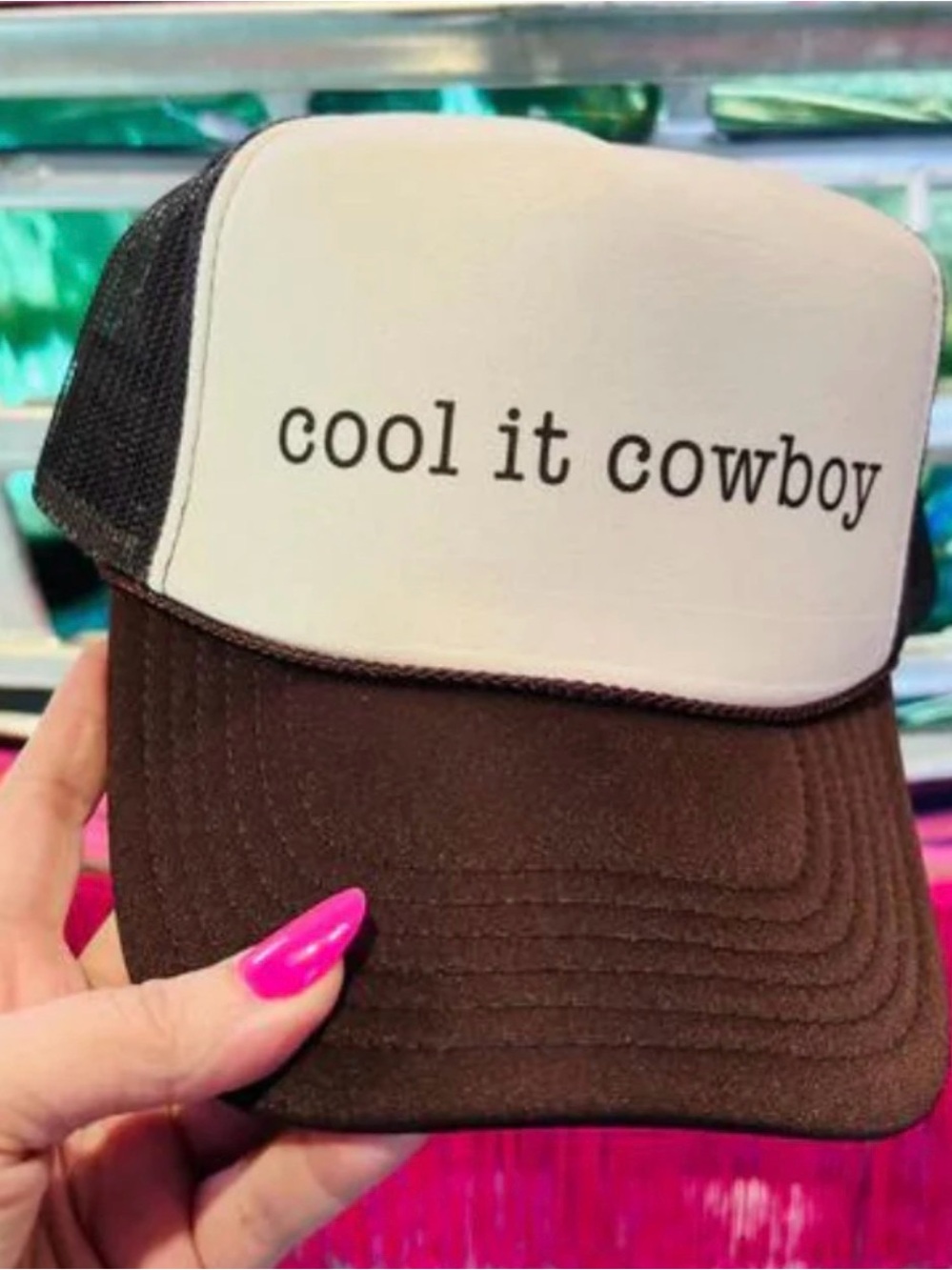 Cool it Cowboy Trucker Hat